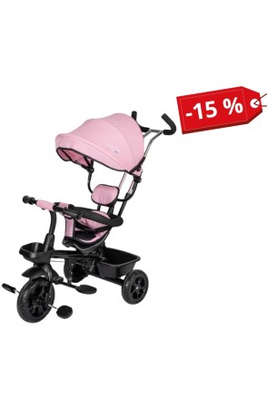 Триколісний дитячий велосипед Free2Move Sport Black Pink