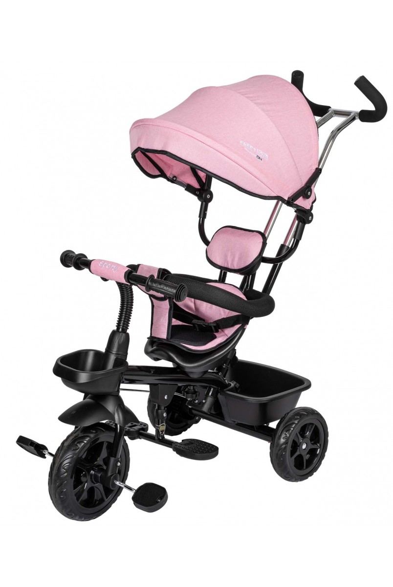 Триколісний дитячий велосипед Free2Move Sport Black Pink