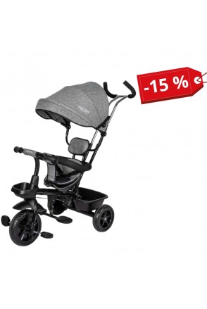 Триколісний дитячий велосипед Free2Move Sport Black Grey