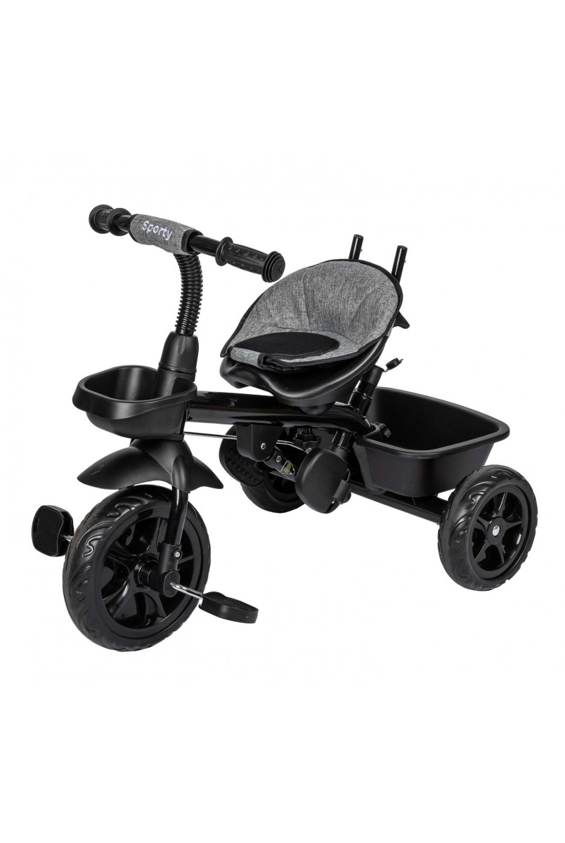 Триколісний дитячий велосипед Free2Move Sport Black Grey