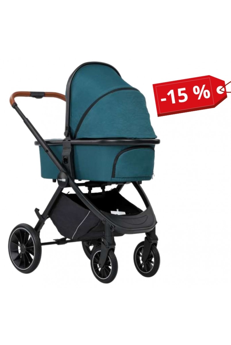 Коляска для дитини універсальна 3 в 1 FreeON JOY dark green
