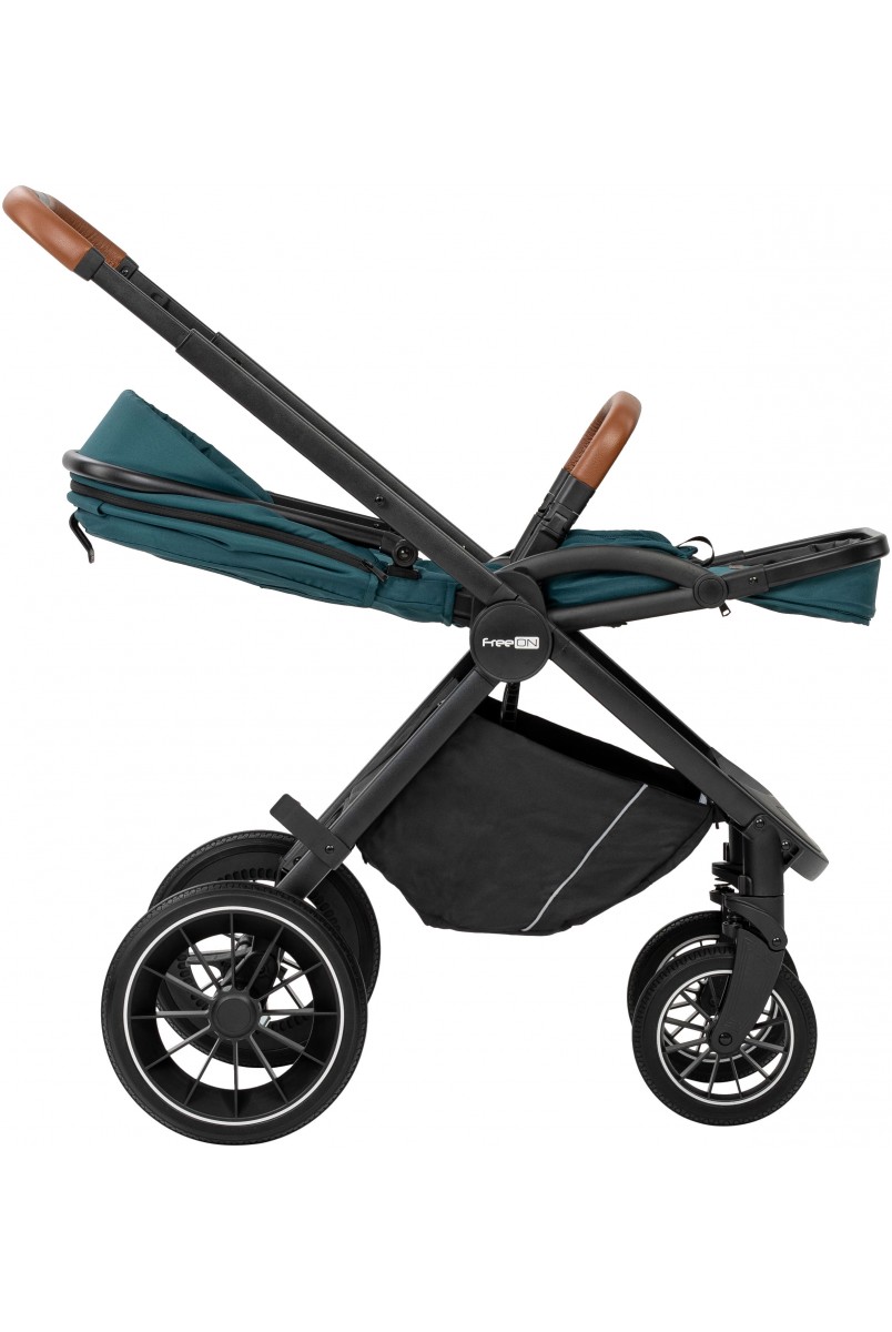 Коляска для дитини універсальна 3 в 1 FreeON JOY dark green