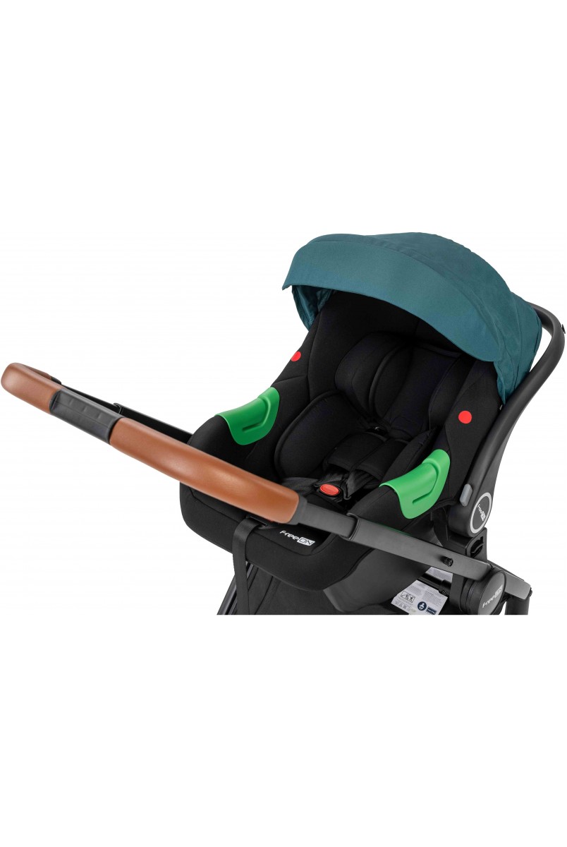 Коляска для дитини універсальна 3 в 1 FreeON JOY dark green
