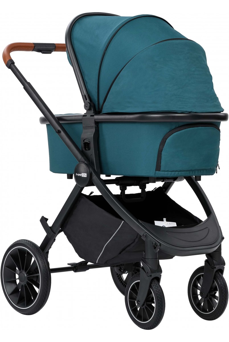 Коляска для дитини універсальна 3 в 1 FreeON JOY dark green
