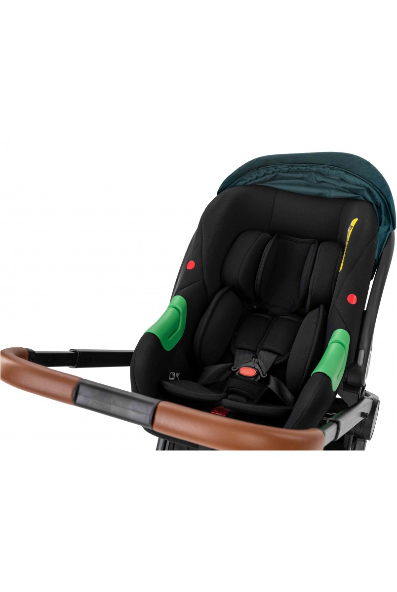 Коляска для дитини універсальна 3 в 1 FreeON JOY dark green