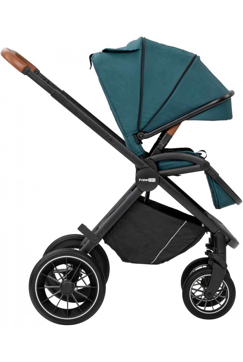 Коляска для дитини універсальна 3 в 1 FreeON JOY dark green
