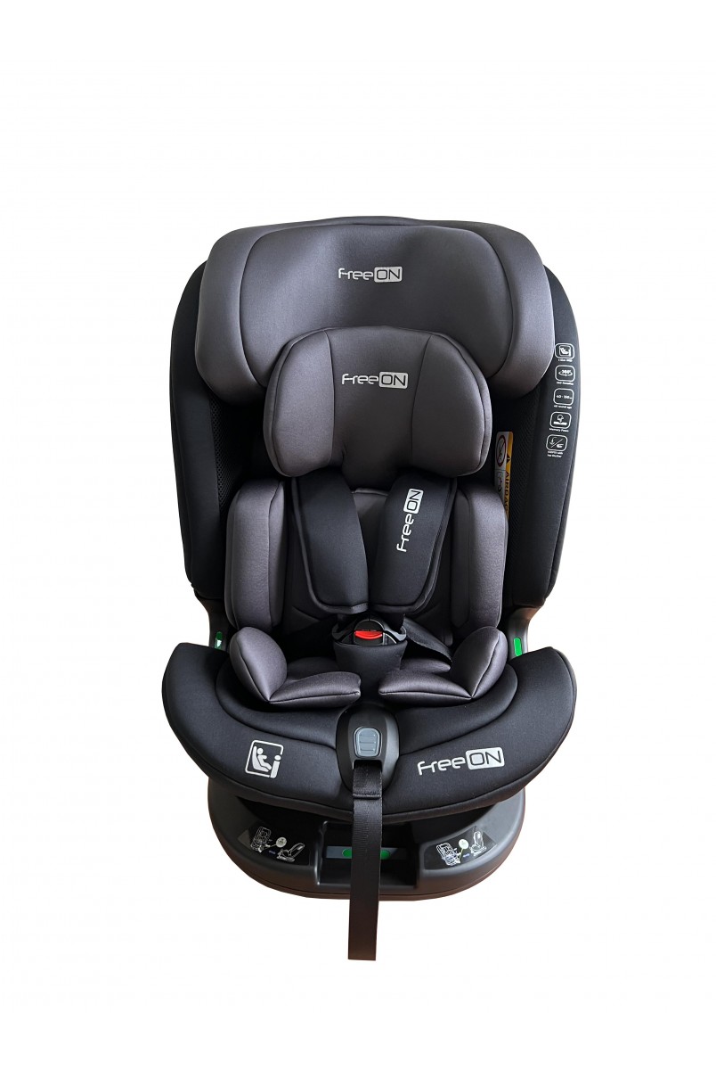 Автокрісло FreeON EPIC, поворотність 360°, iSize 40-150 см, темно-сірий