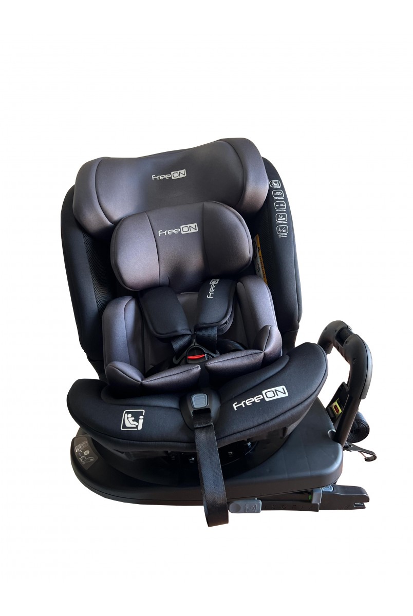 Автокрісло FreeON EPIC, поворотність 360°, iSize 40-150 см, темно-сірий