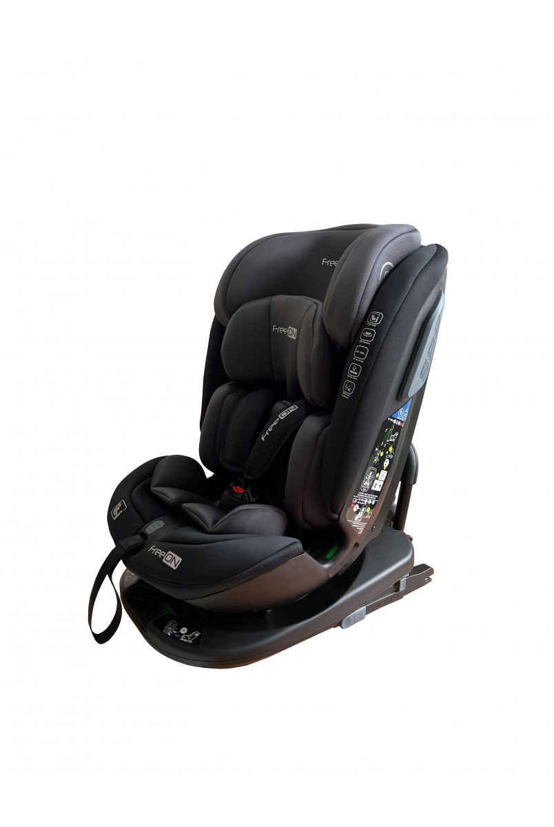Автокрісло FreeON EPIC, поворотність 360°, iSize 40-150 см, темно-сірий