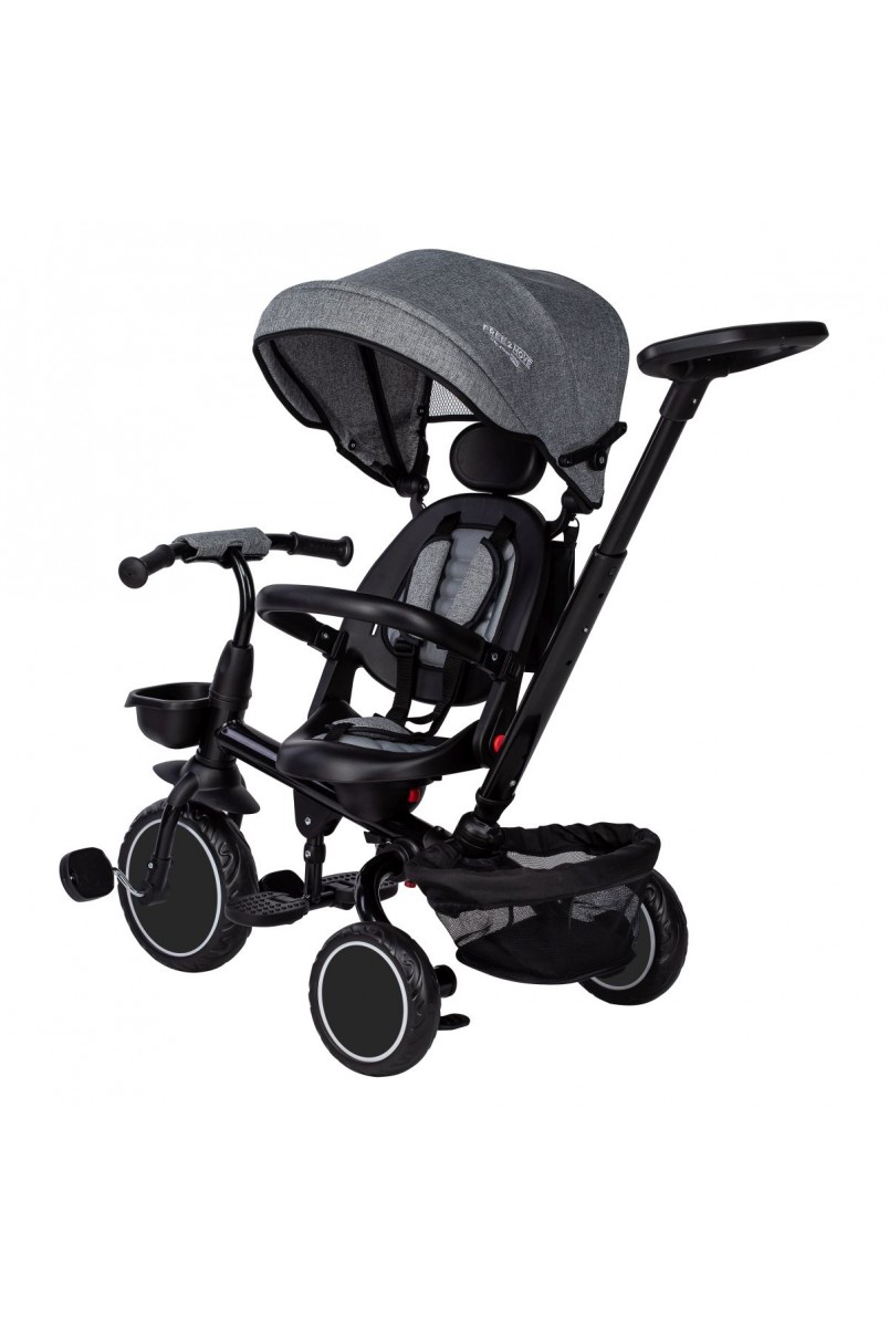 Триколісний дитячий велосипед Free2Move ELIPSO black grey
