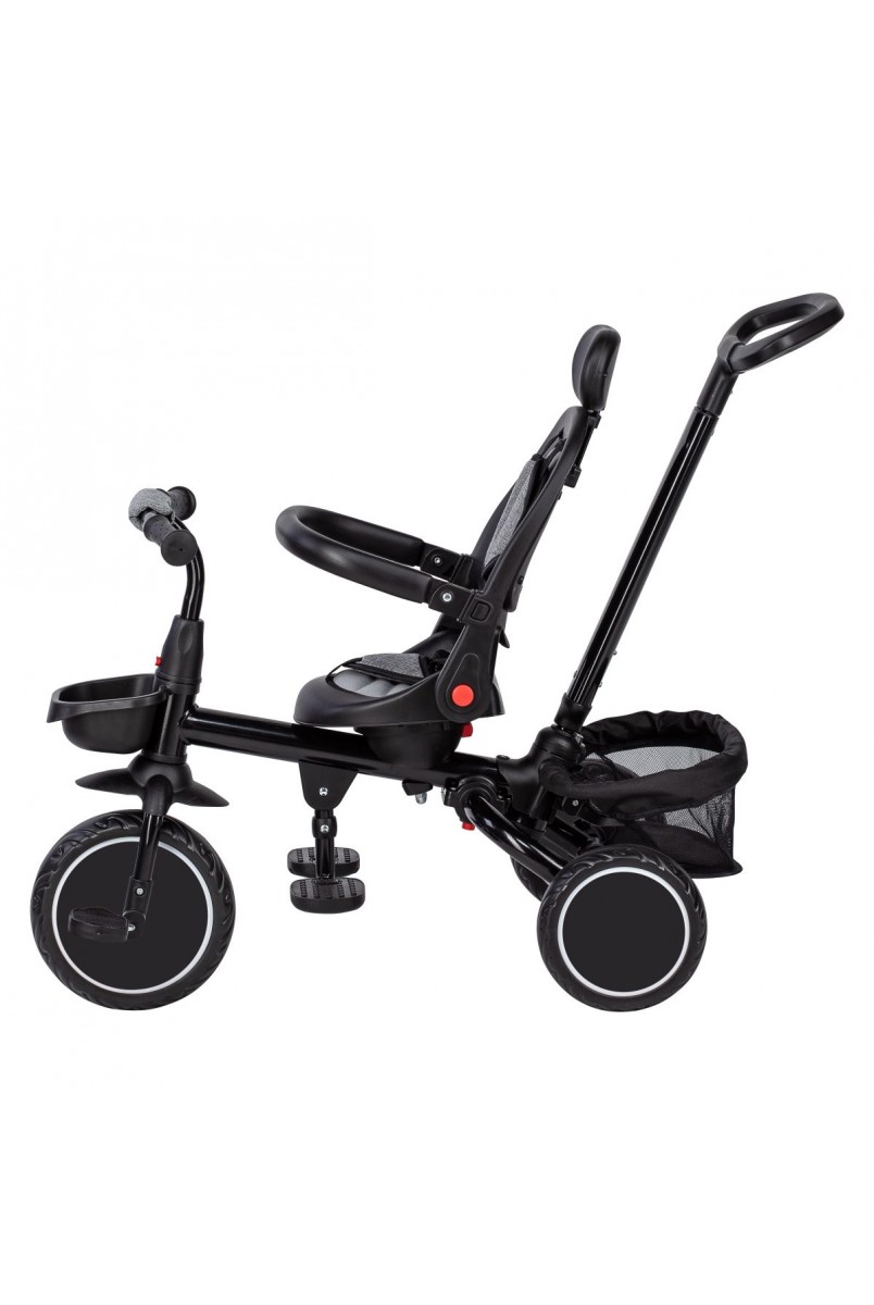 Триколісний дитячий велосипед Free2Move ELIPSO black grey