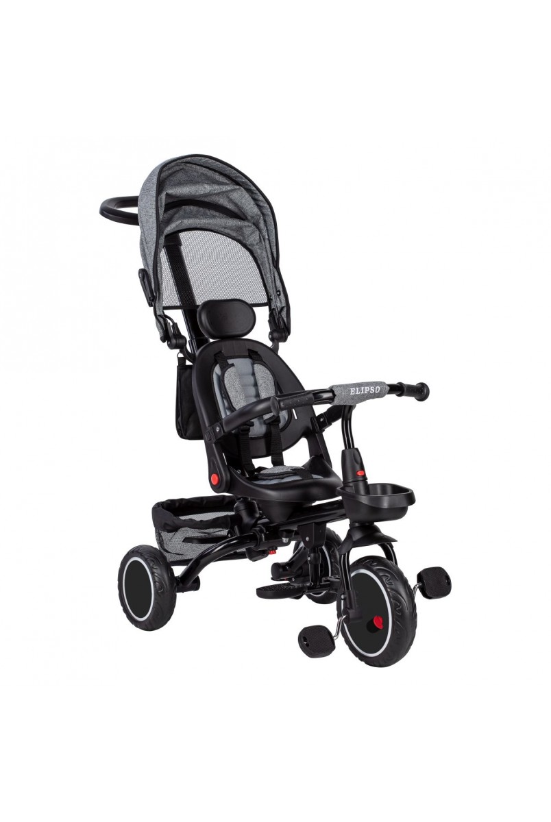 Триколісний дитячий велосипед Free2Move ELIPSO black grey