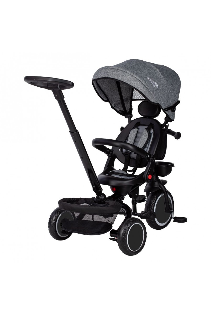 Триколісний дитячий велосипед Free2Move ELIPSO black grey