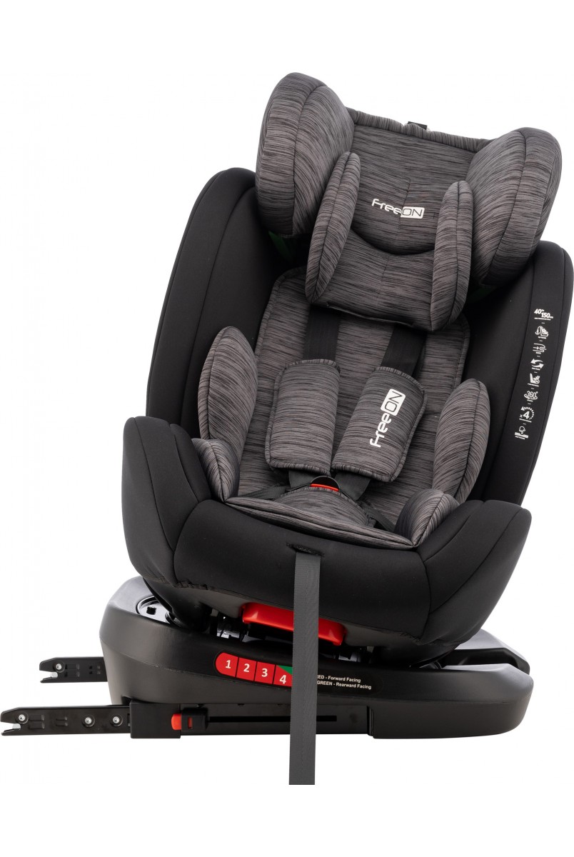 Автокрісло FreeON Sierra, 40 - 150, black-grey