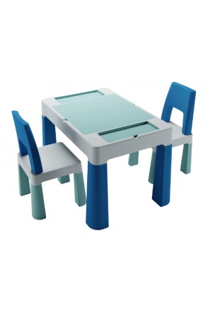Комплект меблів TEGGI MULTIFUN+2 стільця turquoise navy grey