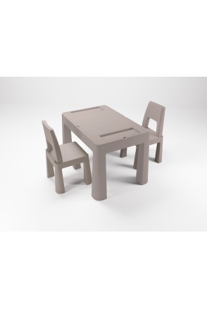 Комплект меблів TEGGI MULTIFUN+2 стільця stone