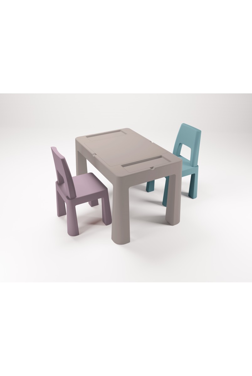 Комплект меблів TEGGI MULTIFUN+2 стільця stone/heather/turquoise