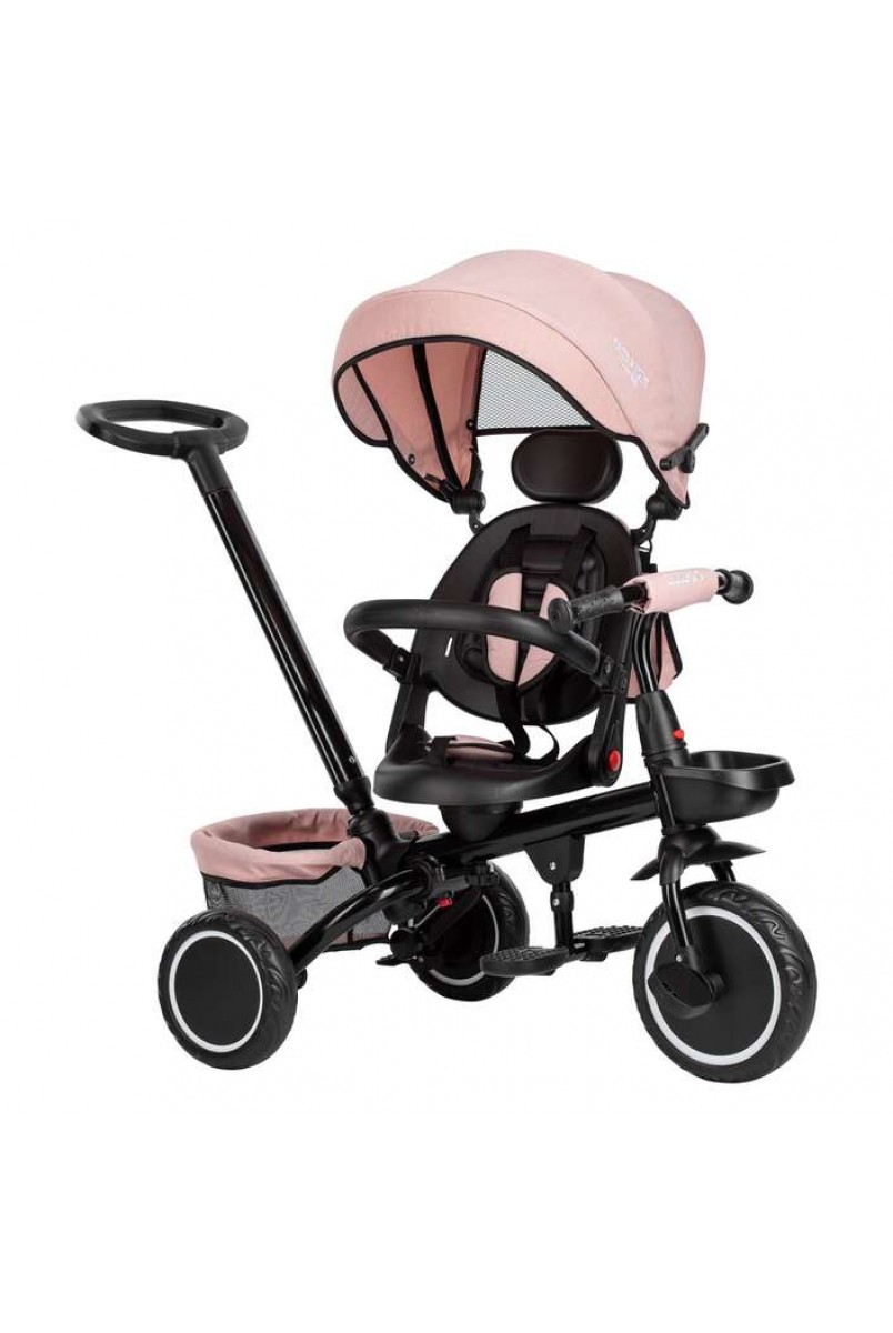 Триколісний дитячий велосипед Free2Move ELIPSO black pink
