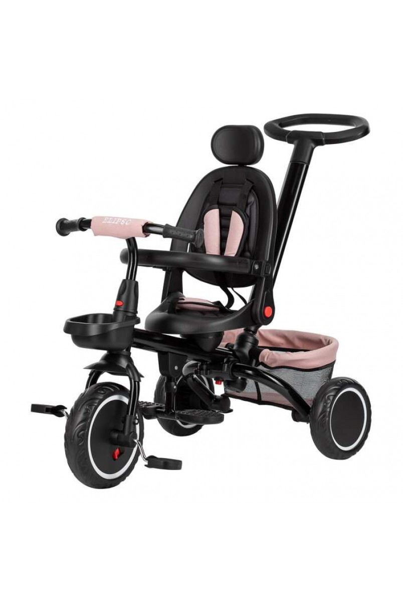 Триколісний дитячий велосипед Free2Move ELIPSO black pink