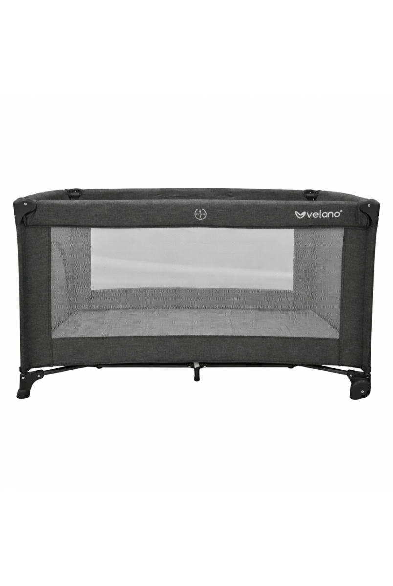 Ліжко-манеж дитяче VELANO Flexi, grey