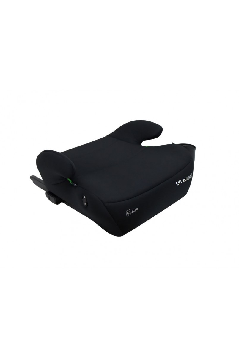 Бустер VELANO Primo i-Size 125–150 см, ISOFIX + підстаканник, black