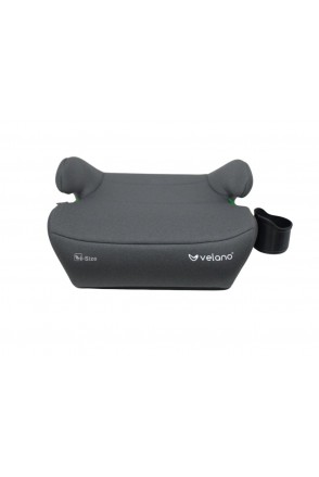 Бустер VELANO Primo i-Size 125–150 см, ISOFIX + підстаканник, grey