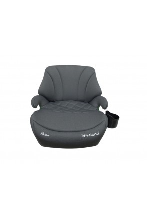 Бустер VELANO Gravo i-Size 125–150 см, ISOFIX + підстаканник, grey