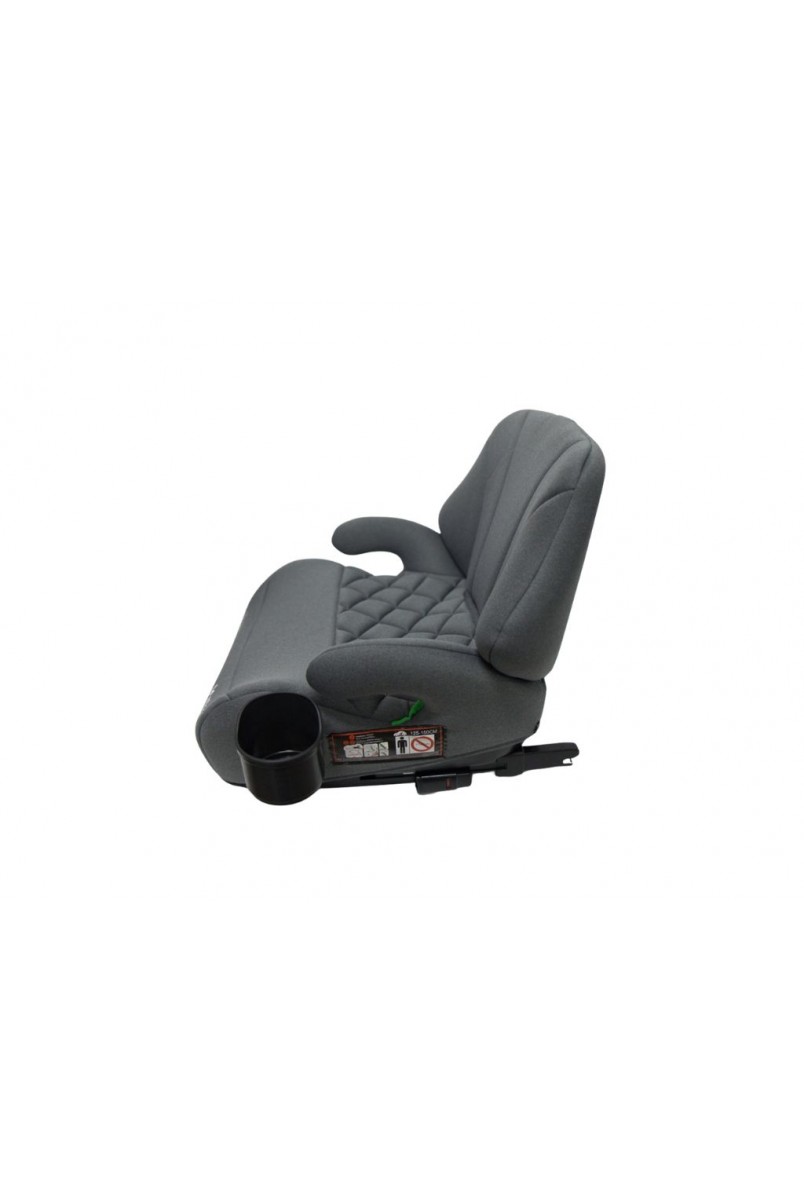 Бустер VELANO Gravo i-Size 125–150 см, ISOFIX + підстаканник, grey