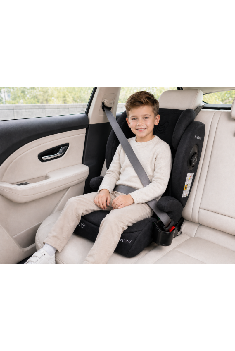 Автокрісло VELANO Forza i-Size 100–150 см, ISOFIX, black