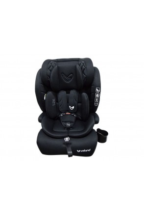 Автокрісло VELANO Flexo i-Size 76–150 см, ISOFIX + Top Tether/ремінь, black
