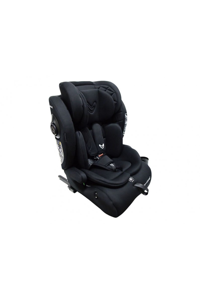 Автокрісло VELANO Flexo i-Size 76–150 см, ISOFIX + Top Tether/ремінь, black