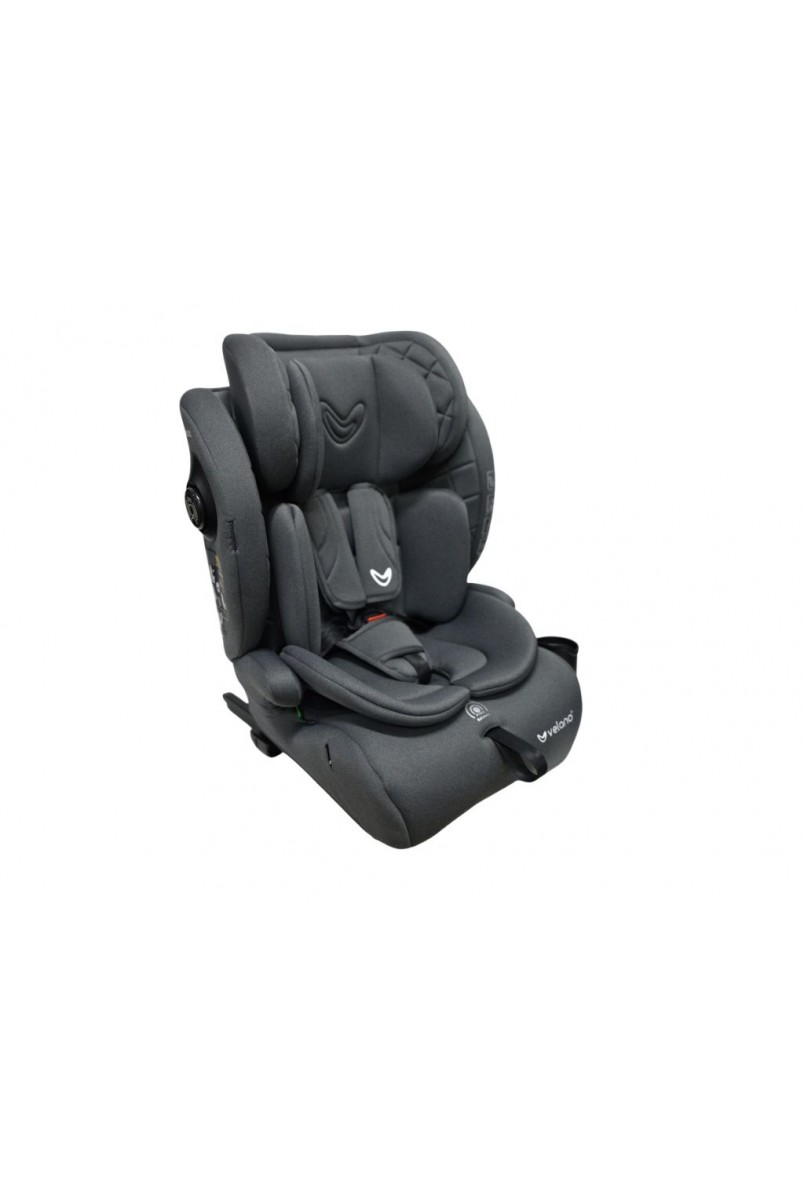 Автокрісло VELANO Flexo i-Size 76–150 см, ISOFIX + Top Tether/ремінь, grey