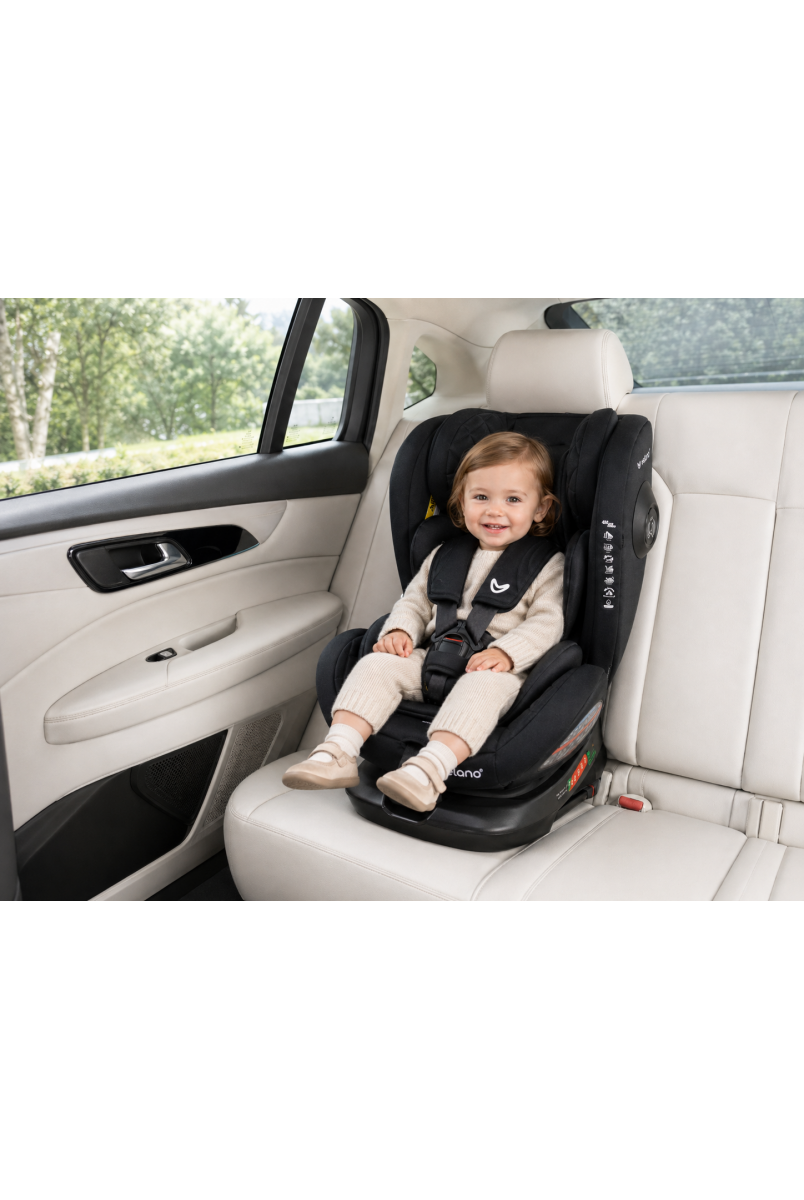 Автокрісло VELANO Aura 360° i-Size 40–150 см, ISOFIX, black