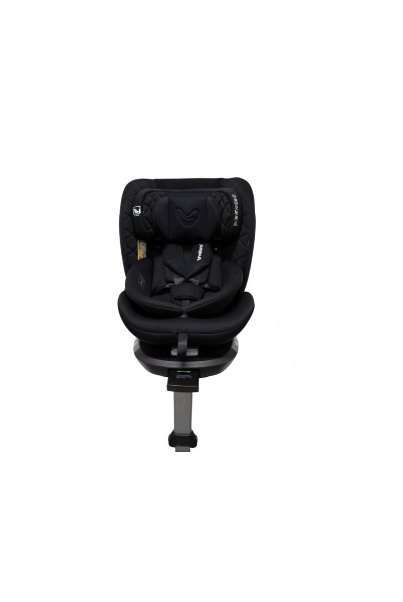 Автокрісло VELANO Vento 360° i-Size 40–150 см, ISOFIX + опорна нога, black