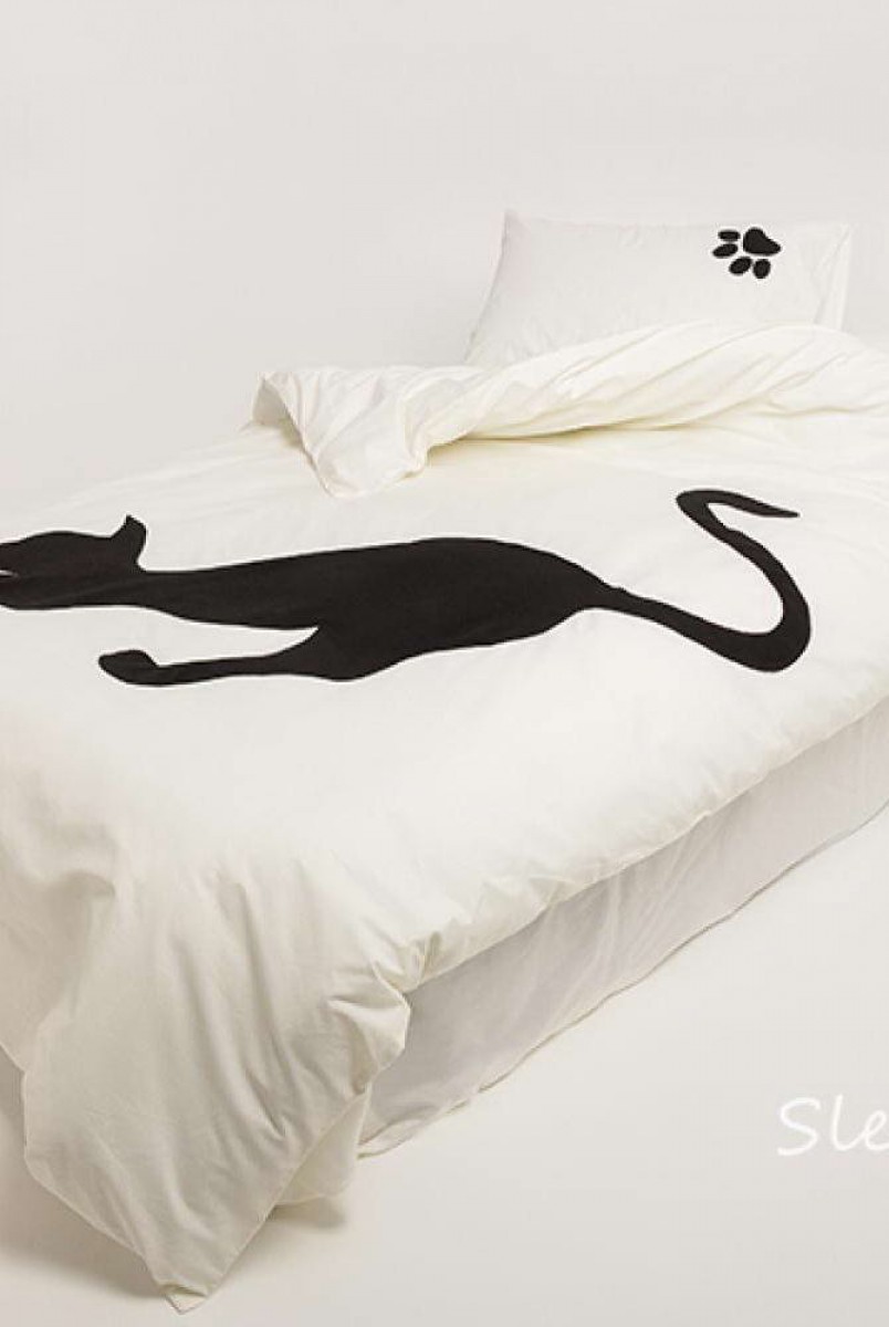 Комплект детского постельного белья "Кошка"