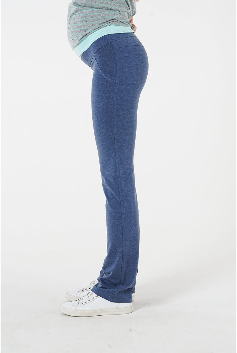 Спортивные брюки 282262-1 синий для беременных
