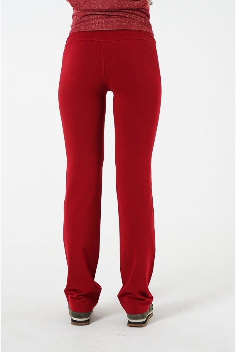 Спортивные брюки 282262-1 красный для беременных