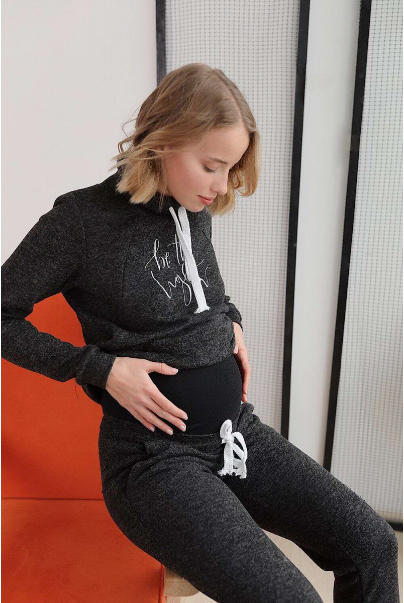 Спортивний костюм 4143057-53 чорний Для вагітних і годування