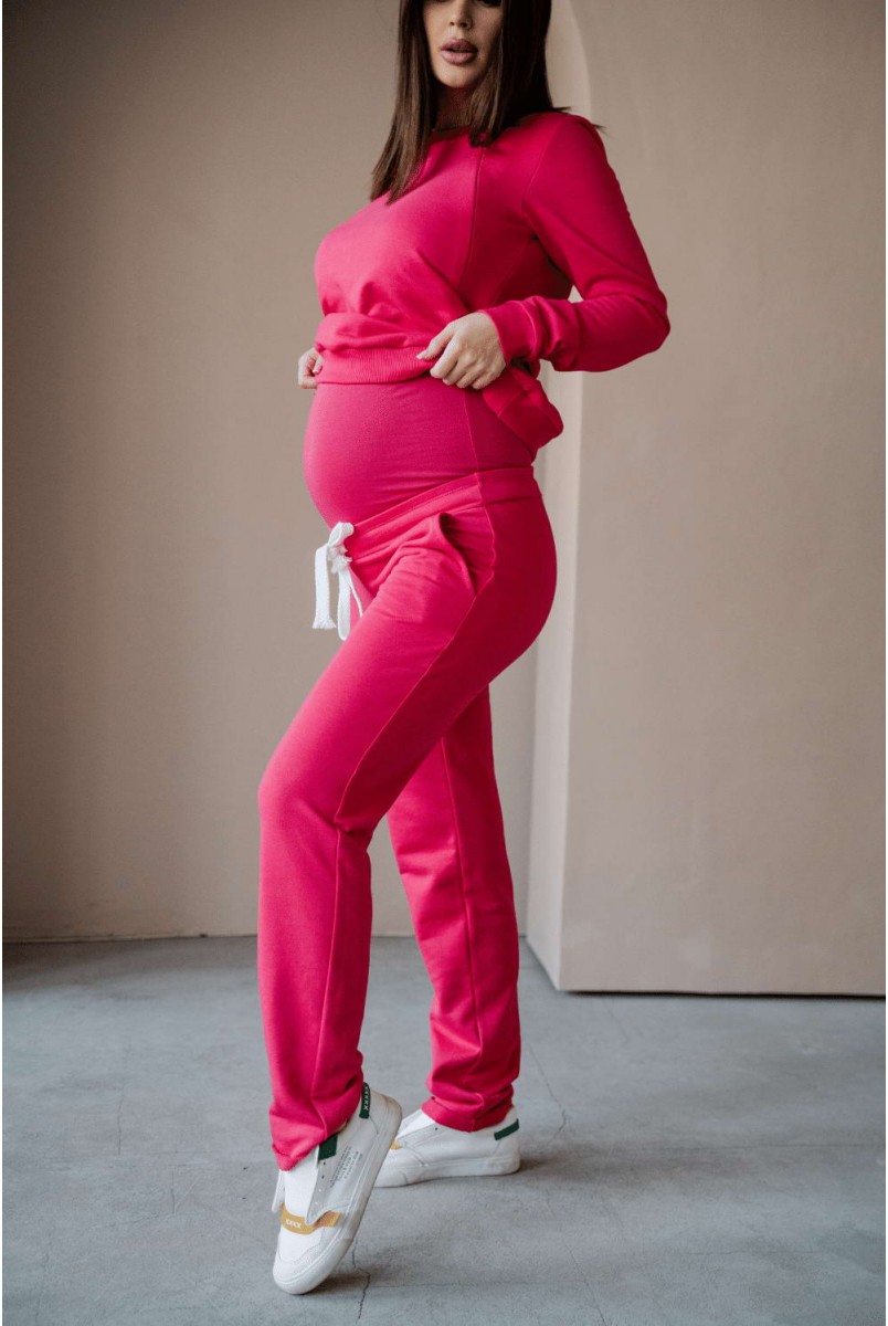 Спортивний костюм 4205114-74 малиновий для вагітних і годування