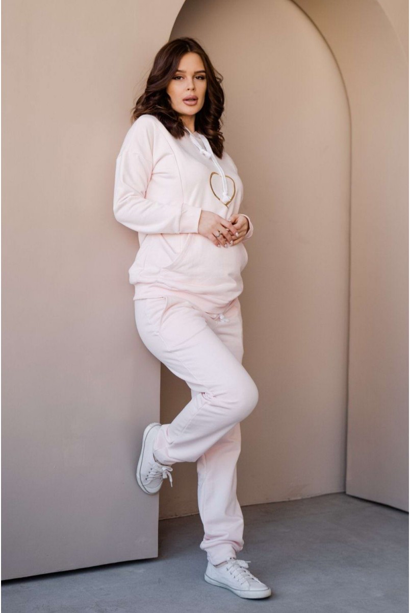 Спортивный костюм 4218114-23 персиковый для беременных и кормления
