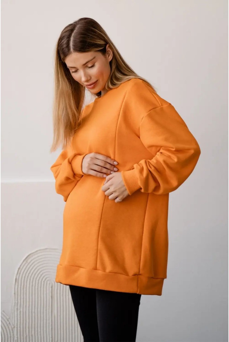 Світшот для вагітних та годування To be 4355114 помаранчевий