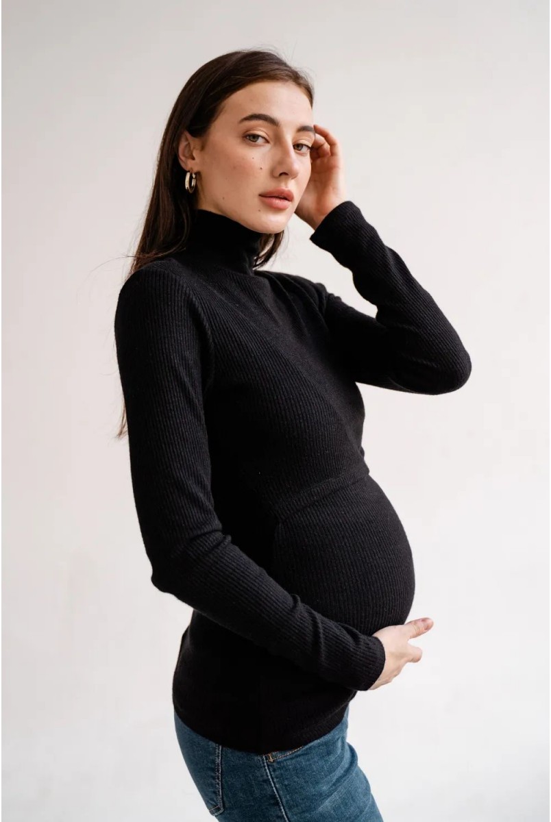 Гольф для беременных и кормления To be 4279051 черный