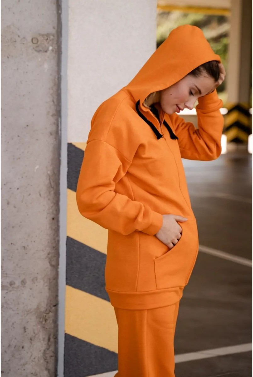 Худи для беременных и кормления To be 4304114 оранжевый