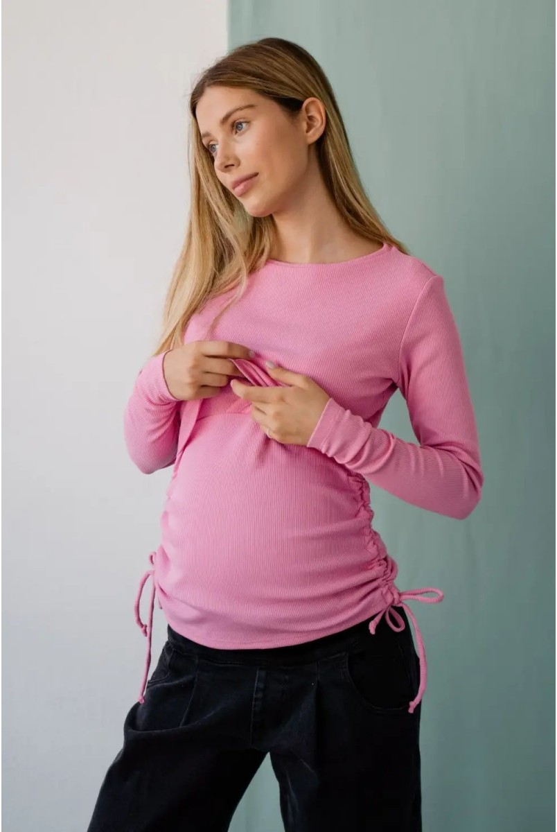 Джемпер для беременных и кормления To be 4354138 розовый