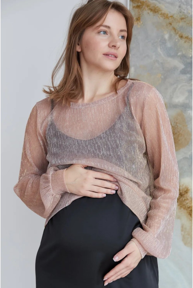 Блуза для беременных To be 4385759 бежевый