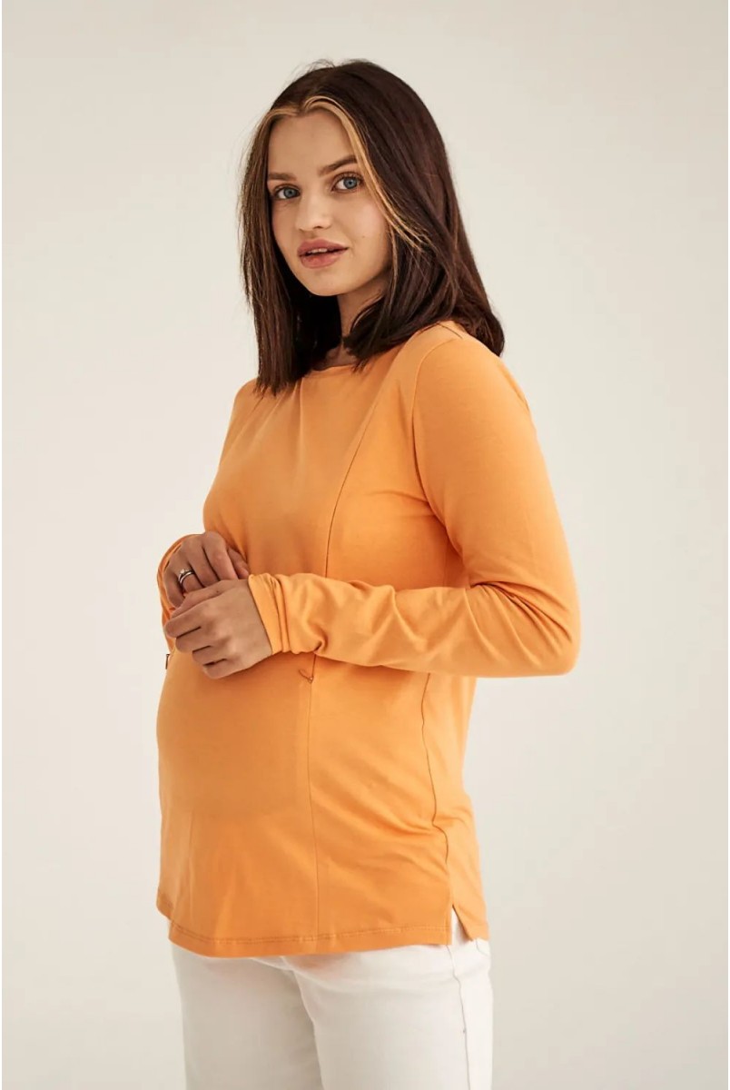 Джемпер для беременных и кормления To be 4374041 оранжевый