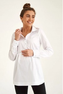 Блуза для беременных и кормления To be 4411065 белый