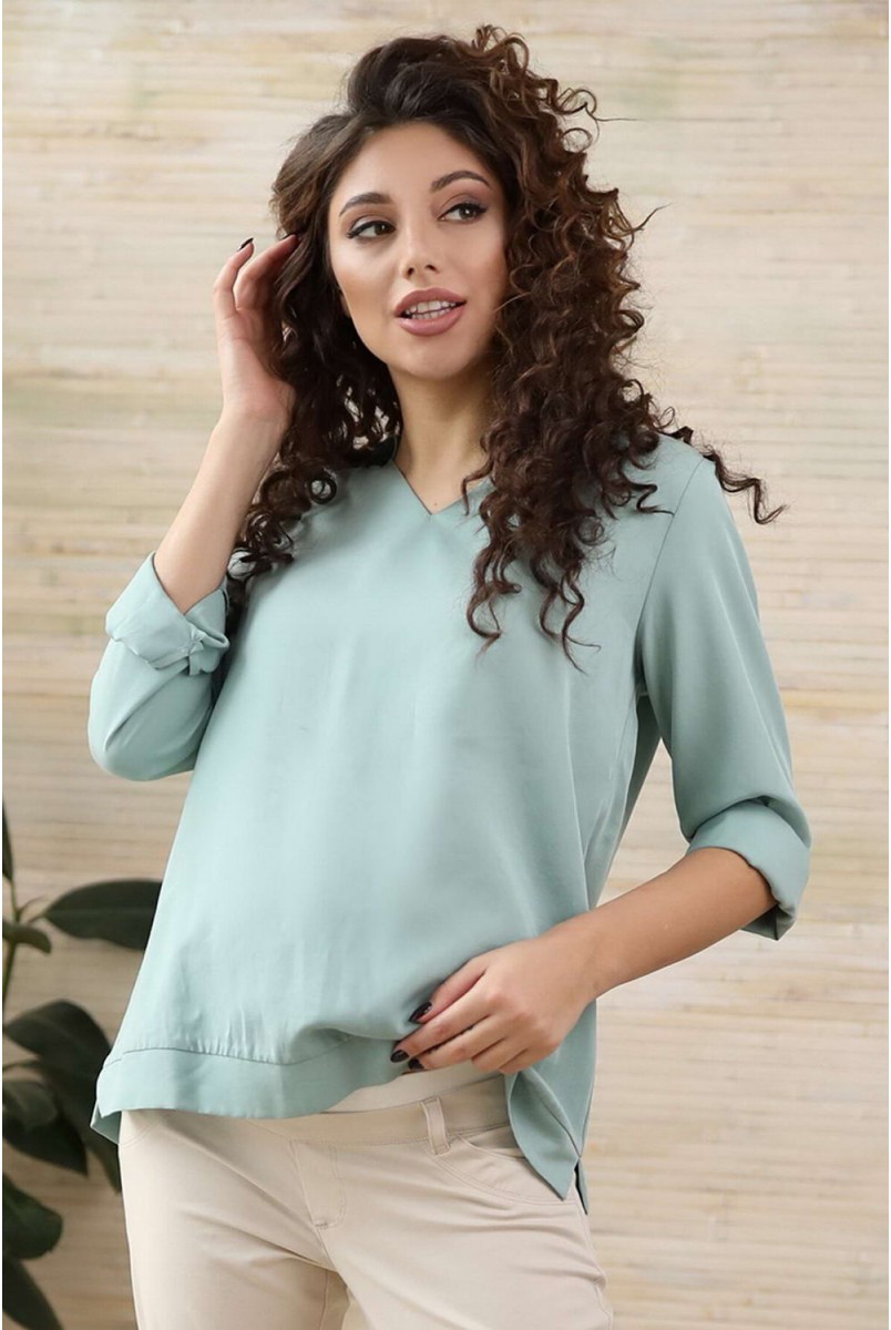 Блуза 0305634 лазурный для беременных