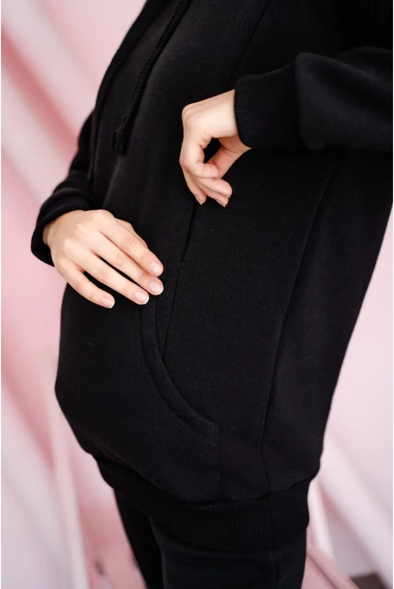 Спортивный костюм для беременных и кормления To be 4218115-4 черный