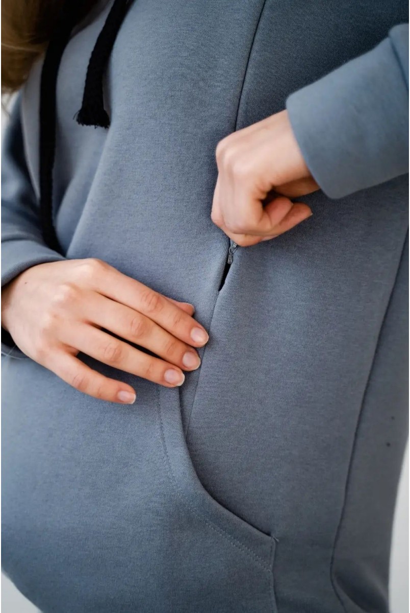 Спортивний костюм для вагітних та годування To be 4218115-4 сіро-блакитний